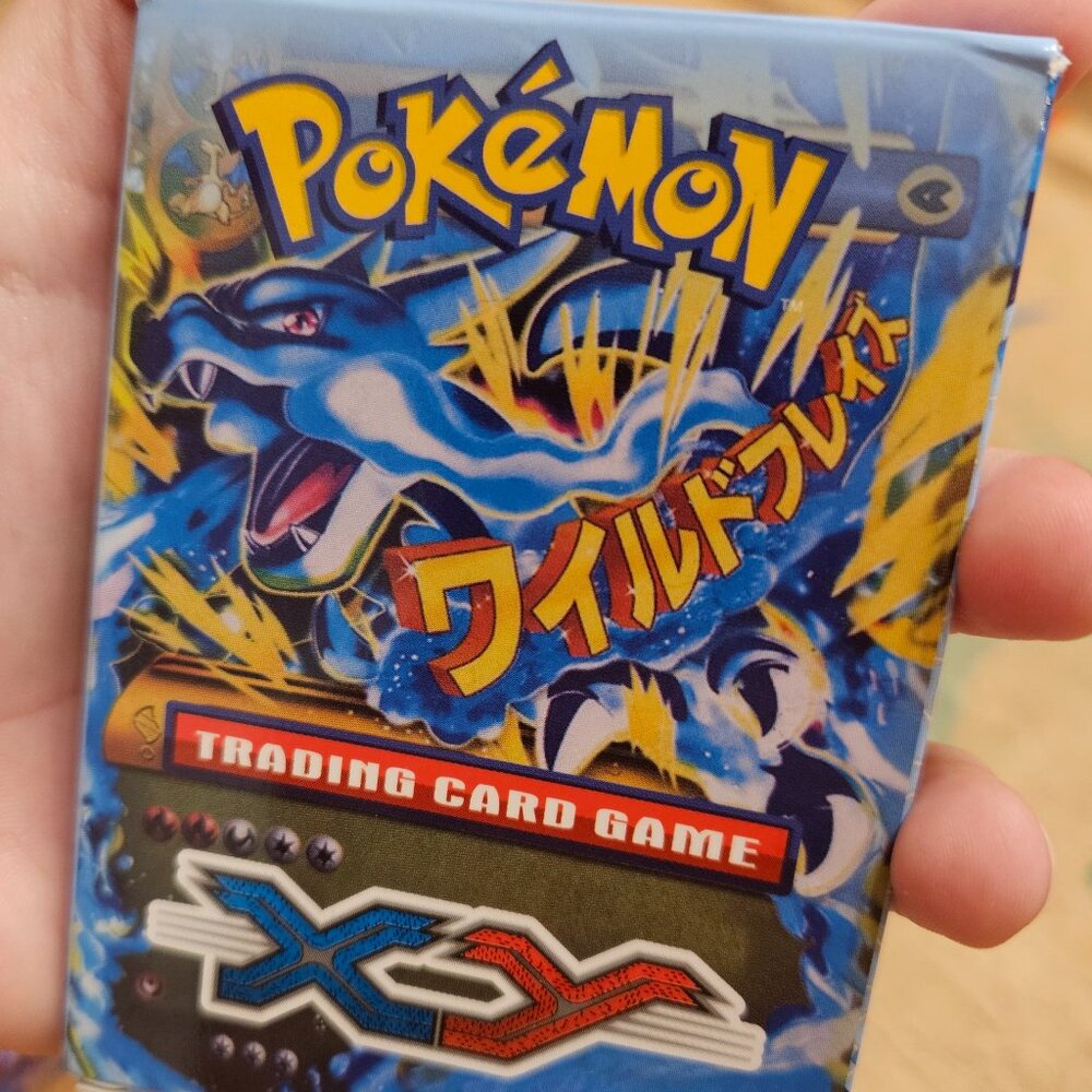 Box of Pokémon cards